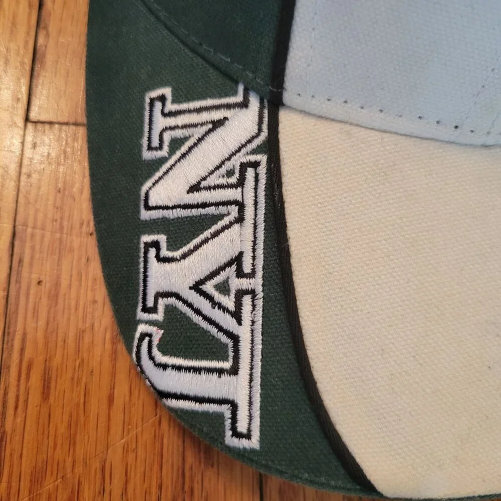 Vintage Reebok NFL Pro Line New York Jets Hat White Green OS Adjustable Football